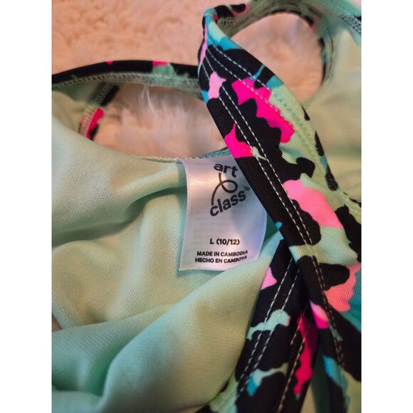 Girls 10/12 large Swim suit lot of 3 Art Class, Cat & Jack One piece Swimsuits - Picture 4 of 12